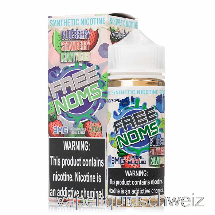 Blaubeer-Erdbeer-Kiwi-Joghurt - Nomenon - 120 Ml 3 Mg Vape Liquid E-Liquid Schweiz